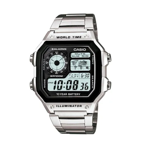 Relógio Casio Masculino Quadrado Ae-1200Whd-1Avdf