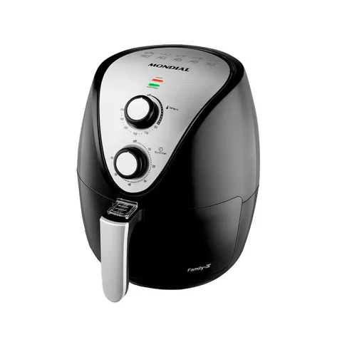 Fritadeira Elétrica Air Fryer Mondial Family AF-30 3,5L Preta - 220V