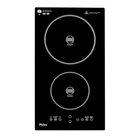 Cooktop de Indução Philco 2 Queimadores e 9 Níveis PCT11P 220v