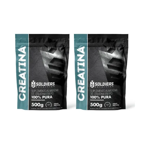 Creatina Suplemento Monohidratada em Pó - Soldiers Nutrition