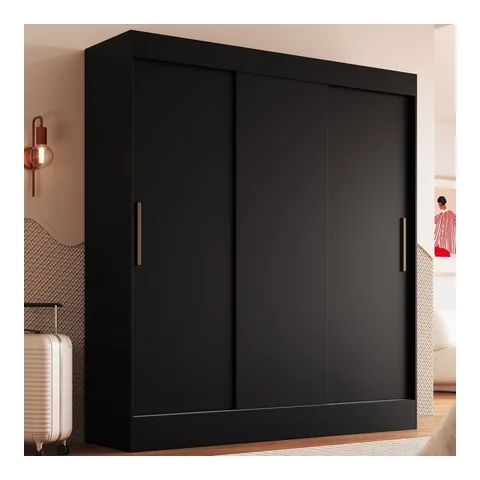 Guarda Roupa Casal Londres 3 Portas 2 Gavetas 100% Mdf - Doripel