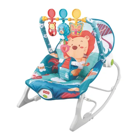 Cadeira de Balanço e Descanso da Zippy Toys com Vibração Suave e Musical P/ seu bebê